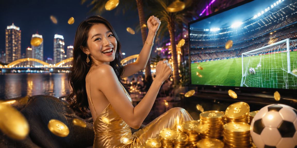 Màn hình phân tích kèo bóng đá ban đêm tại Đà Nẵng với hiệu ứng neon sôi động