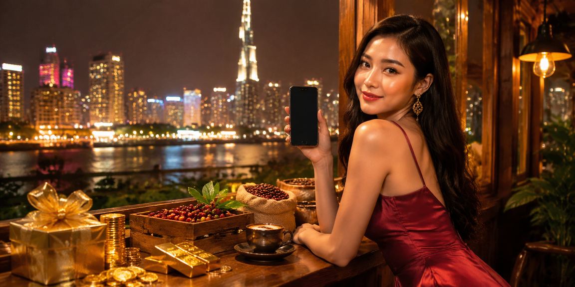Người dùng tại TP.HCM đăng ký tài khoản j2me và nhận thưởng trong không gian cà phê hiện đại